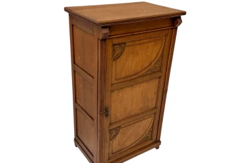 Arts & Crafts Art Nouveau One-Door Cabinet, 1900s